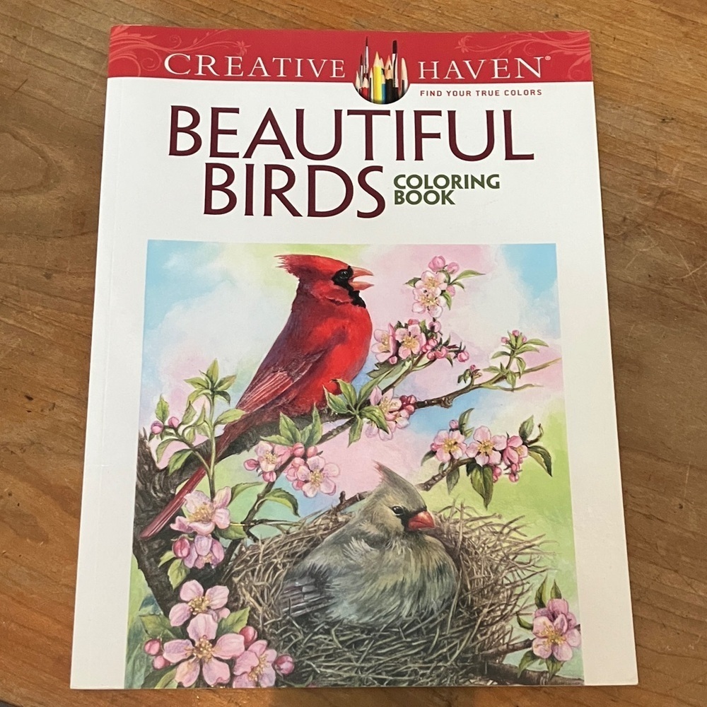 Beautiful Birds coloring Book for adults / kids by creative haven